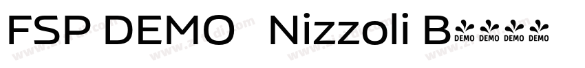 FSP DEMO   Nizzoli B字体转换